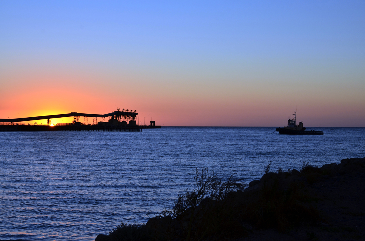 Sunset at Wallaroo, SA